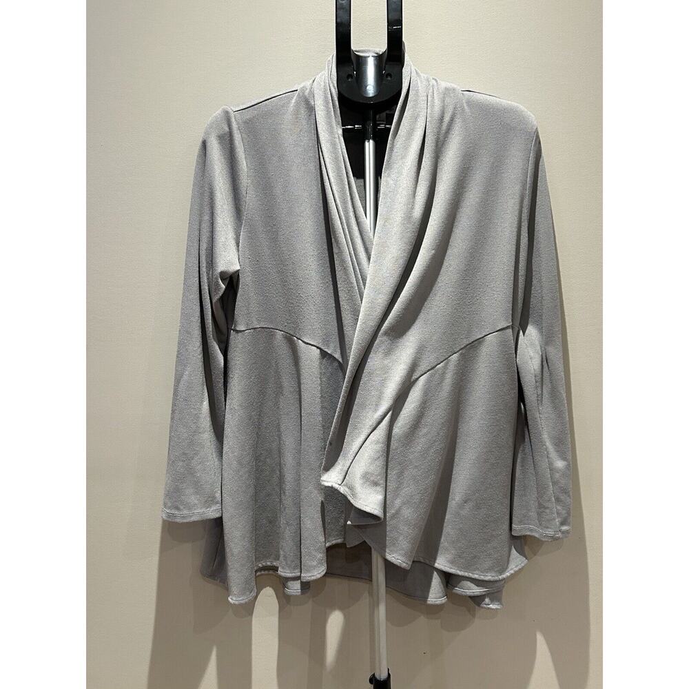 John Paul Richard Women's size Large Gray Cardigan